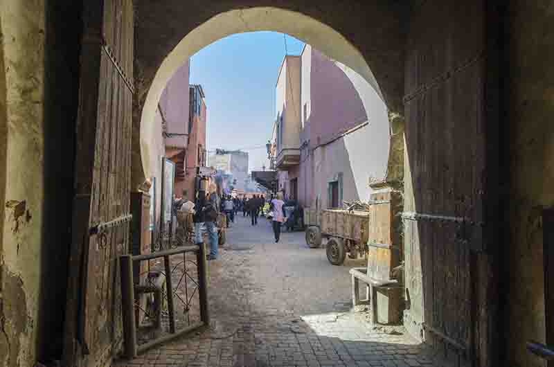 192 - Marruecos - Marrakech - muralla - puerta